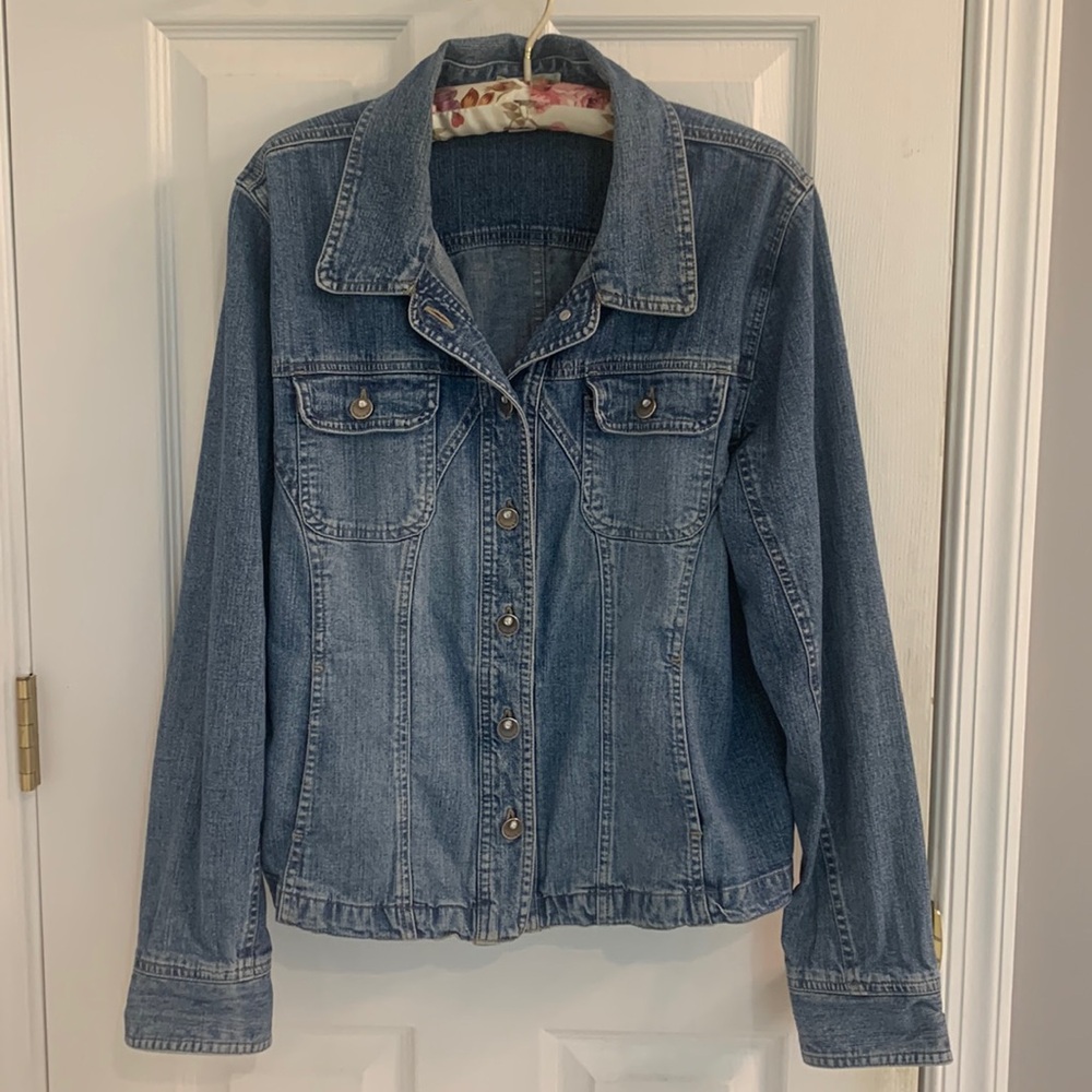 Christopher & Banks Jean Jacket